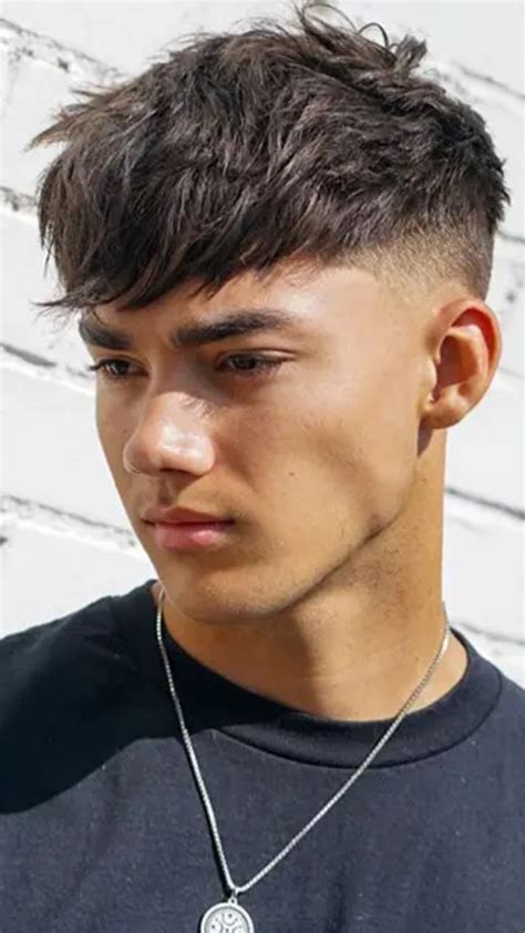 Asian Men Fringe Haircut Hairstyle | Thin hair men, Asian man haircut ...