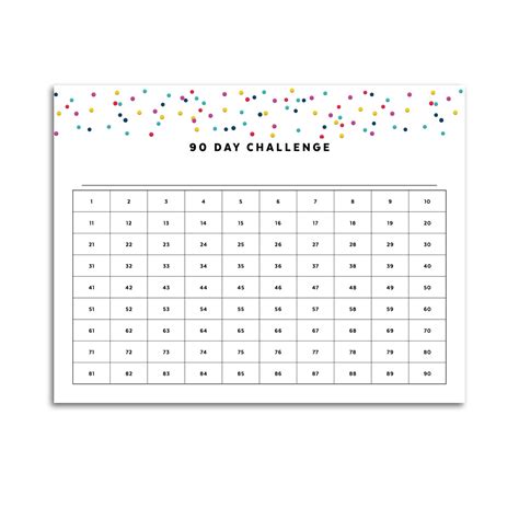 Blank Printable 90 Day Year Calendar - 2025 Blank Calendar: Download Your Free Templates