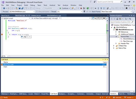 Image result for Visual Studio MinGW
