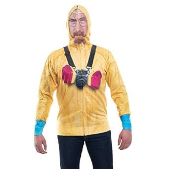 Buy Faux Real Men's Breaking Bad-Walter White Full Zip Up Mask Hoodie ...