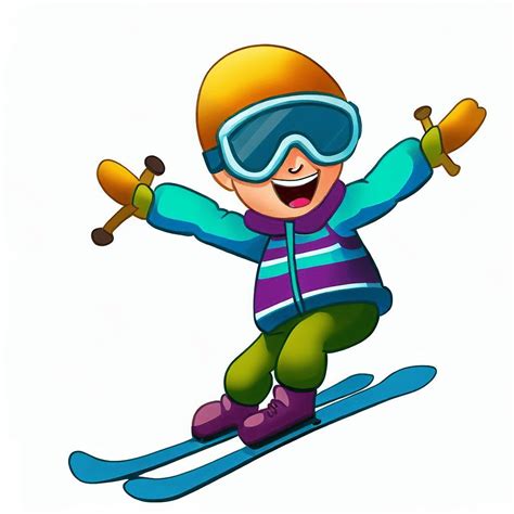 Skiing Clipart - Clipart.World