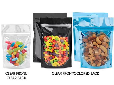 Ultra Clear Stand-Up Barrier Pouches in Stock - Uline