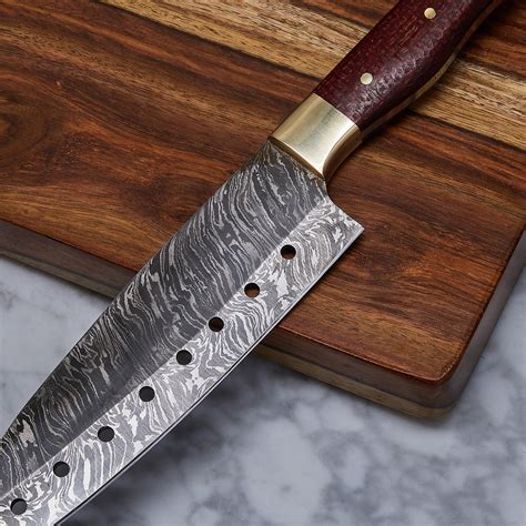 Handmade Damascus Kitchen Knife // KCH-20 - Evermade Traders - Touch of ...