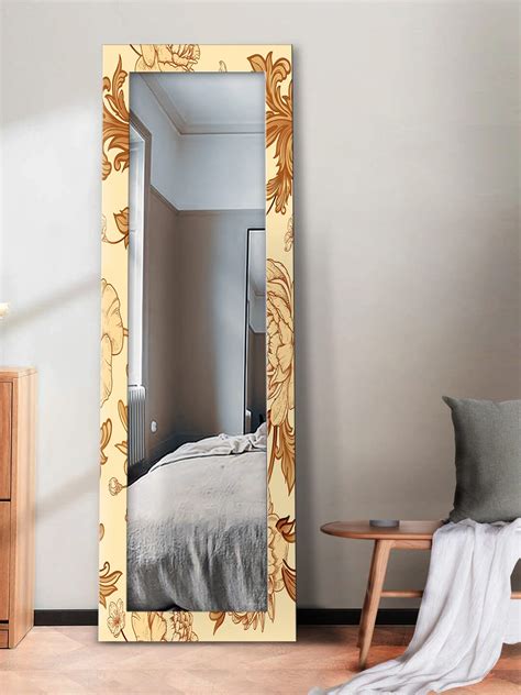 Buy 999STORE Engineered Wood Garden Flowers Peonies Baroque Décor ...