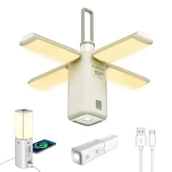 KLARUS CL2 S Multifunctional Camping Lamp, 5400 mAh Rechargeable Deform ...