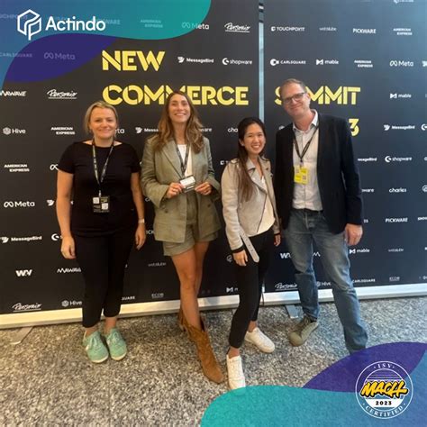Day 2 at the New Commerce Summit and Team Actindo is all set! | Actindo
