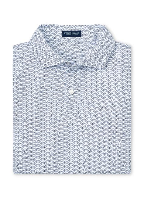 Logo Peter Millar Black Men's Perth Stretch Loop Terry Quarter-Zip