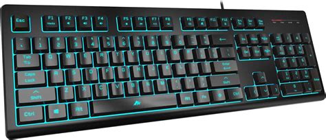 POWZAN Low Profile Lighted Gaming Keyboard - Silent India | Ubuy