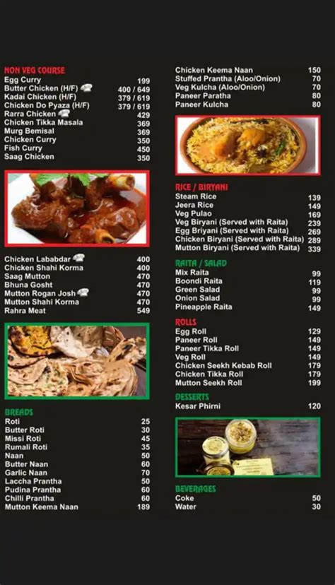 Menu at Moti Mahal Deluxe - Tandoori Trail, Noida