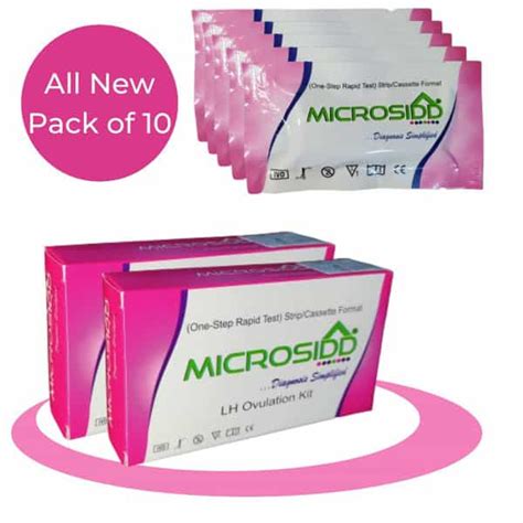 Buy MICROSIDD LH OVULATION KIT 10 TEST PACK Online & Get Upto 60% OFF ...