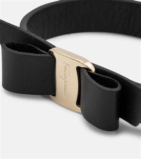 Salvatore Ferragamo - Vara Bow leather bracelet Salvatore Ferragamo