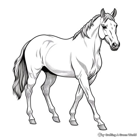 Horse Pictures Coloring Pages - Download Free Printable