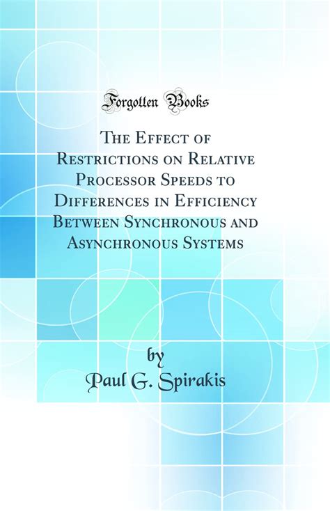 Buy The Effect of Restrictions on Relative Processor Speeds to ...