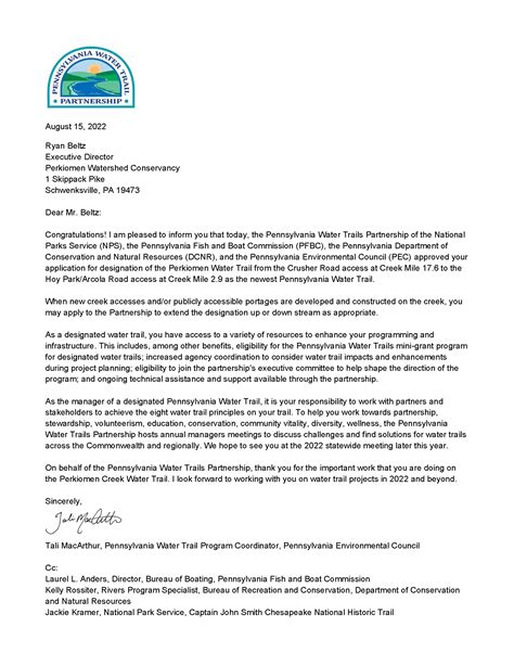 Perkiomen Creek named Pennsylvania's 29th State-Certified Water Trail ...