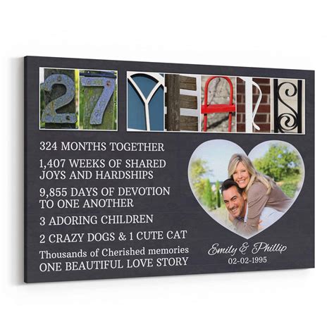 27th wedding anniversary gift 60 photos - Astyledwedding.com