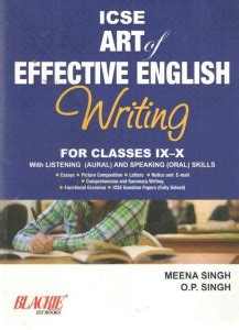 Icse Art Effective English Writing 9 & 10: Buy Icse Art Effective ...