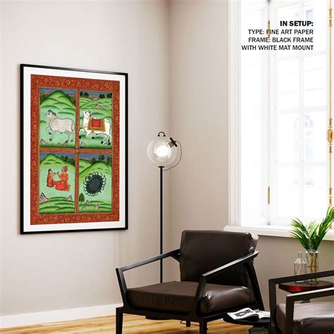 Ram Mesha Bull Vrishabha Couple Mithuna Crab: Buy Rajasthani Paintings ...