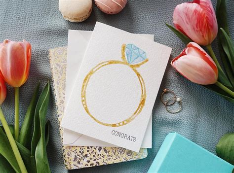 8 Sweet Engagement Card Designs to Give to the Newly Hitched Couple