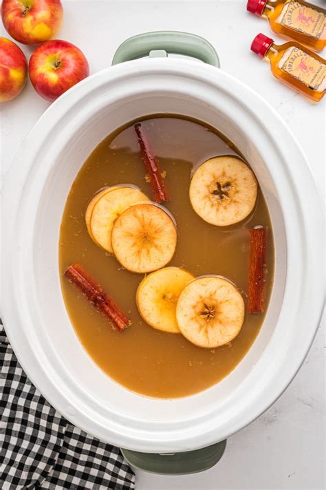 Slow Cooker Fireball Apple Cider - The Magical Slow Cooker