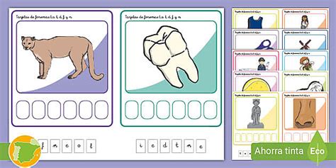 Tarjetas de fonemas: La t, d, f y n (teacher made) - Twinkl