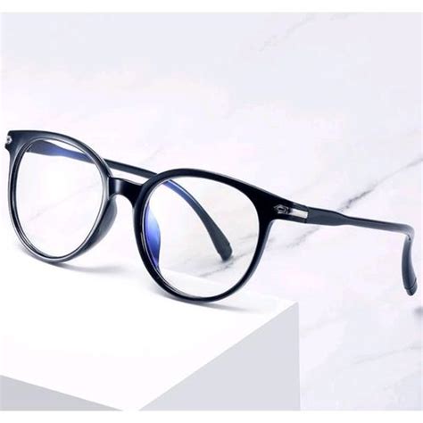 Jual Kacamata Anti Radiasi Ringan Frame Oval Ready Makassar - Biru ...