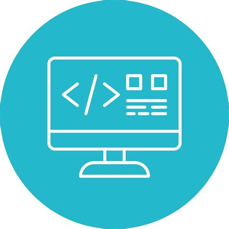 Website coding icon vector image can be used for coding and development ...