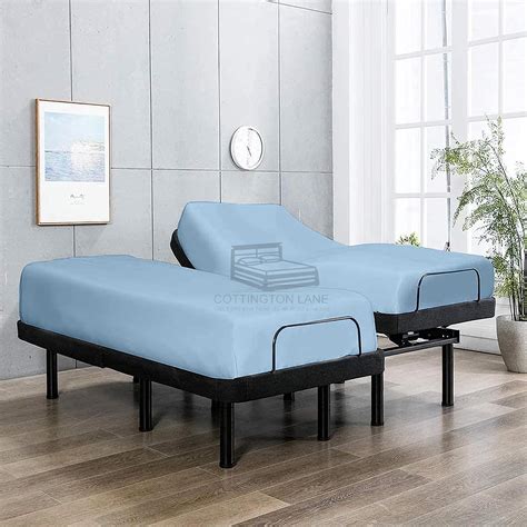 Amazon.com: Cottington Lane Split King Size Fitted Sheets Only, Hotel ...