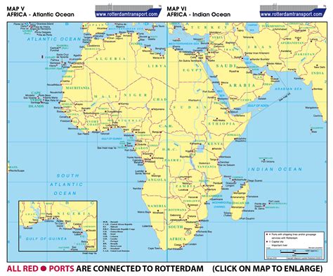 Map Of Africa With Oceans