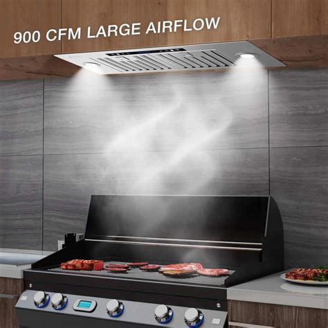 Buy 36 in. 900 CFM Ducted Insert with LED 4 Speed Gesture Sensing and ...