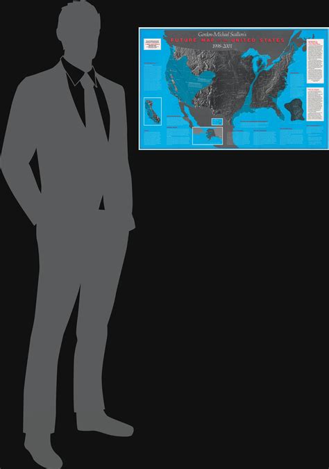 Gordon-Michael Scallion's Future Map of the United States. de 1992 ...