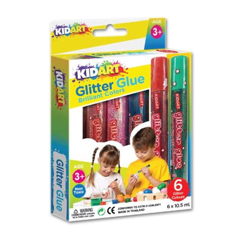 KidArt Rainbow Glitter Glue