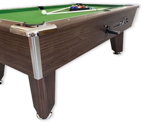 SIMBASHOPPING 7ft Pool Table Coin Operated Billiard Table Green India ...