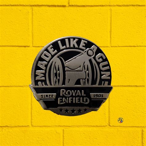 MLG Aluminum Sticker Made like a Gun For Royal Enfield – MOTO STORE INDIA