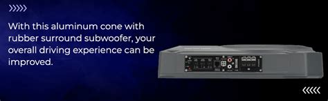 Blaupunkt XLf 10A 10 Compact Car Active Under Seat Subwoofer True 150 ...