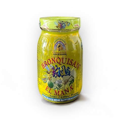 Bronquisan Niños El Mana 240ml - Jarabe Natural Infantil para Tos ...