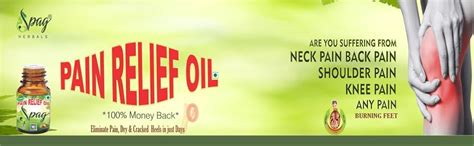 Spag Herbals Pain Relief oil for body, fit stiffness, healthy muscles ...