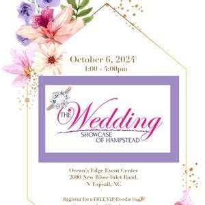 Hampstead Wedding Showcase- Oct 6th, 2024, Ocean's Edge Restaurant ...