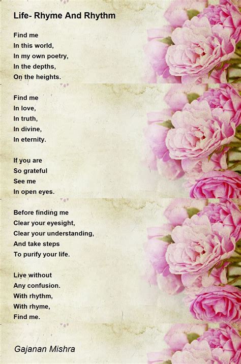 Poems About Life That Rhyme