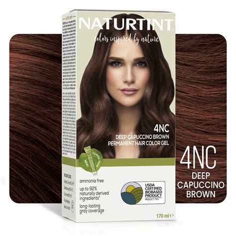 Naturtint Permanent Hair Colour easy to apply Gel Deep Cappuccino Brown ...