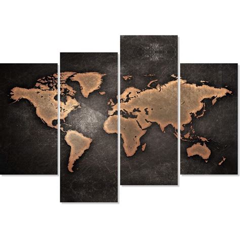 Amazon.in: Buy PAPER PLANE DESIGN Sunboard Travel World Map Painting ...