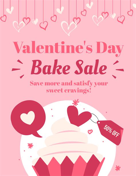 Free Valentines Day Flyer Templates, Editable and Printable