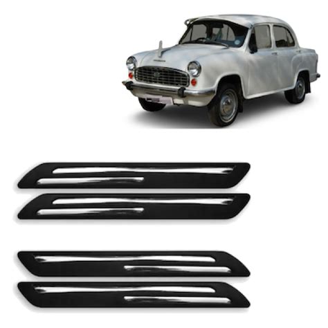 Premium Quality Car Bumper Protector Guard with Double Chrome Strip for ...