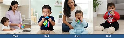 Buy JoyCrate Bite Buddy | Soft Silicone Teether for 3 to 6 Months Baby ...