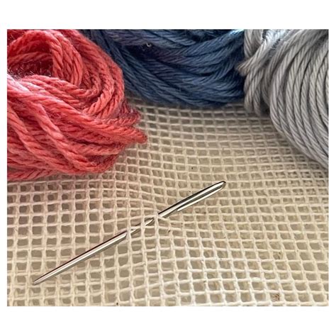 Buy Needlepoint Blank Canvas Twist Interlock Orange-Line 10/12/13/14/18 ...