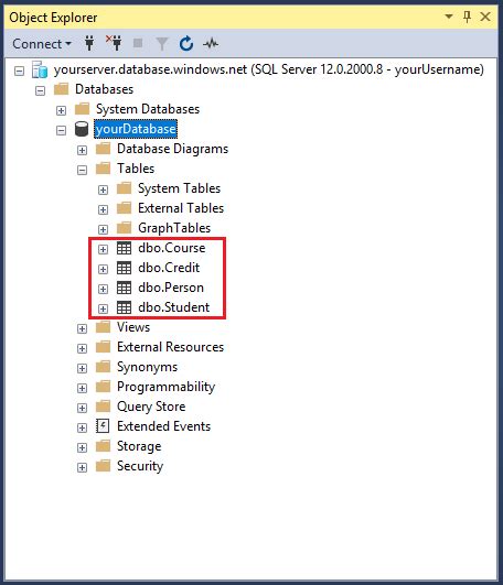 Image result for Azure SQL Create Table Sample