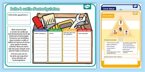 Pack boîte à outils d'auto-régulation pour jeunes enfants