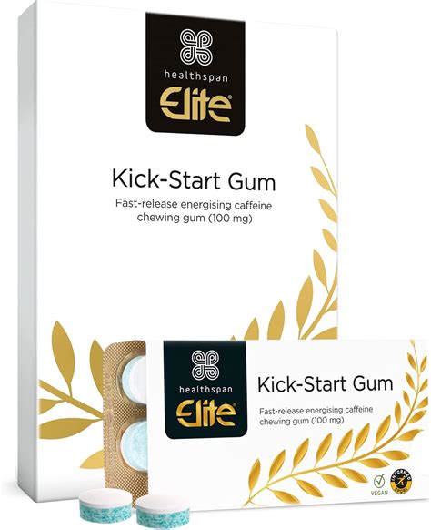 Healthspan Elite Caffeine Chewing Gum 40 Pieces | India | Ubuy