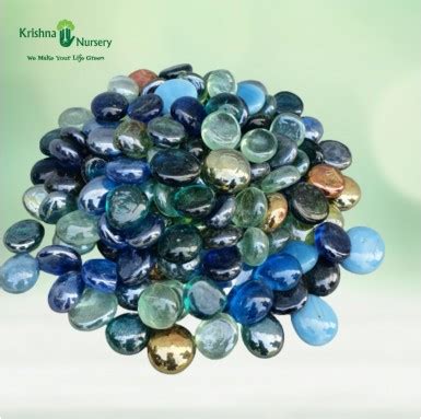 Glass Pebbles (Color: Mix, Size: Medium)