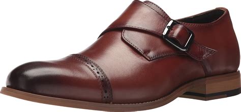 Buy STACY ADAMS Men's Desmond Cap Toe Monk Strap Loafer Online at ...