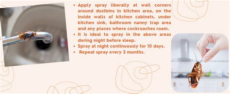 Urba Cockroach Repellent Cockroach Killer Spray 200 ml | Instant Kill ...